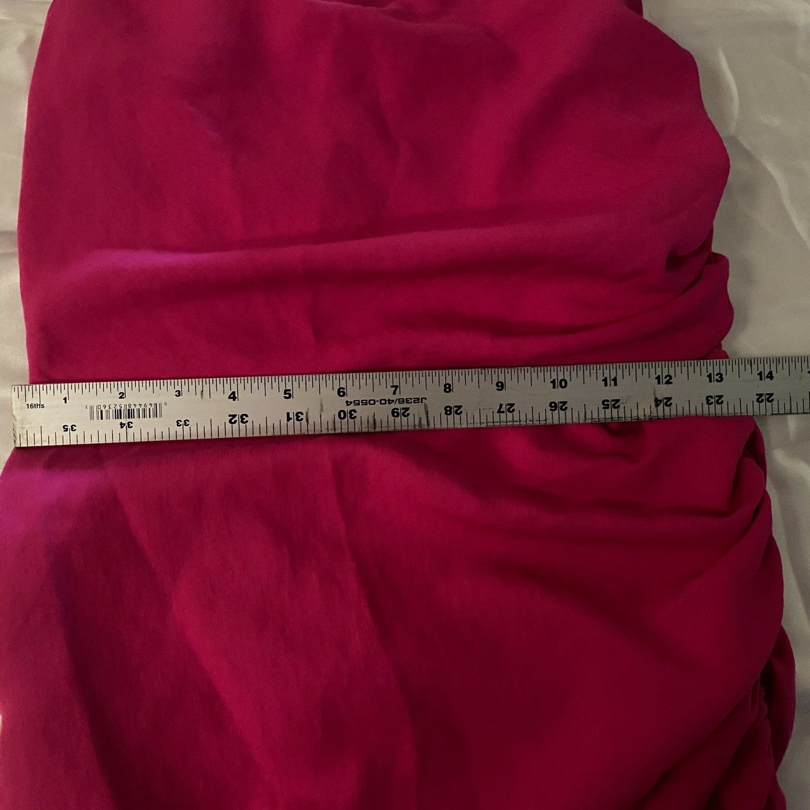 NWT The Sei Ruched Mini Dress Fuchsia Pink Bodycon Spaghetti Strap Size S