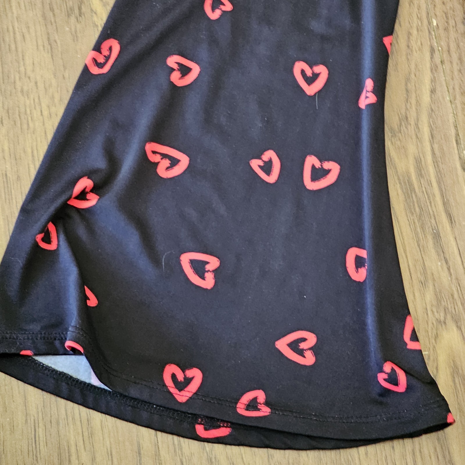 Disney Alice Through The Looking Glass Dress Hearts Sz Med Nikki Poulos Black