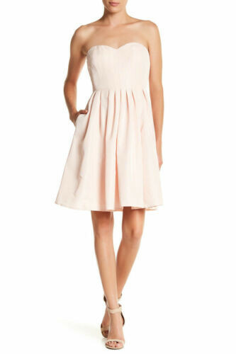 J. Crew Marlie Classic Faille Dress, Strapless, Pleat detail, Sizes 12, $200 NWT