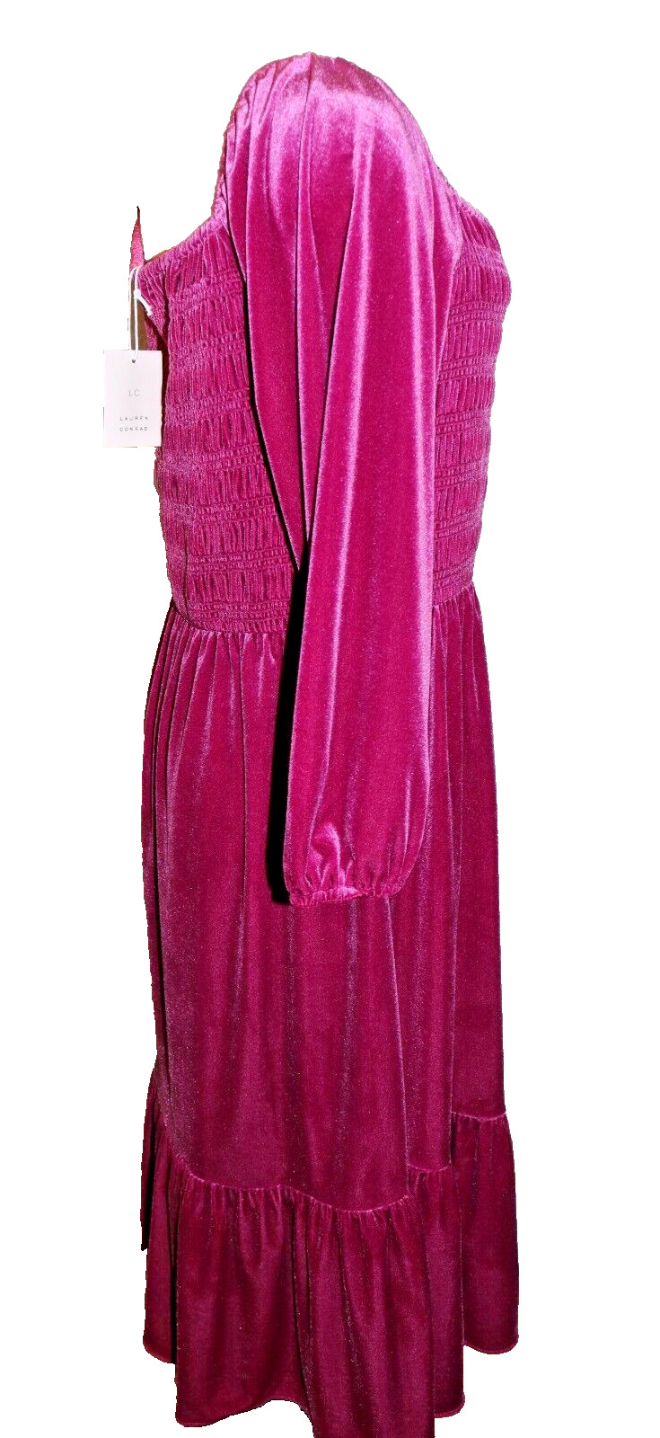 Lauren Conrad L 601 Wine Chalet “pink” dress NWT beautiful Maxi length