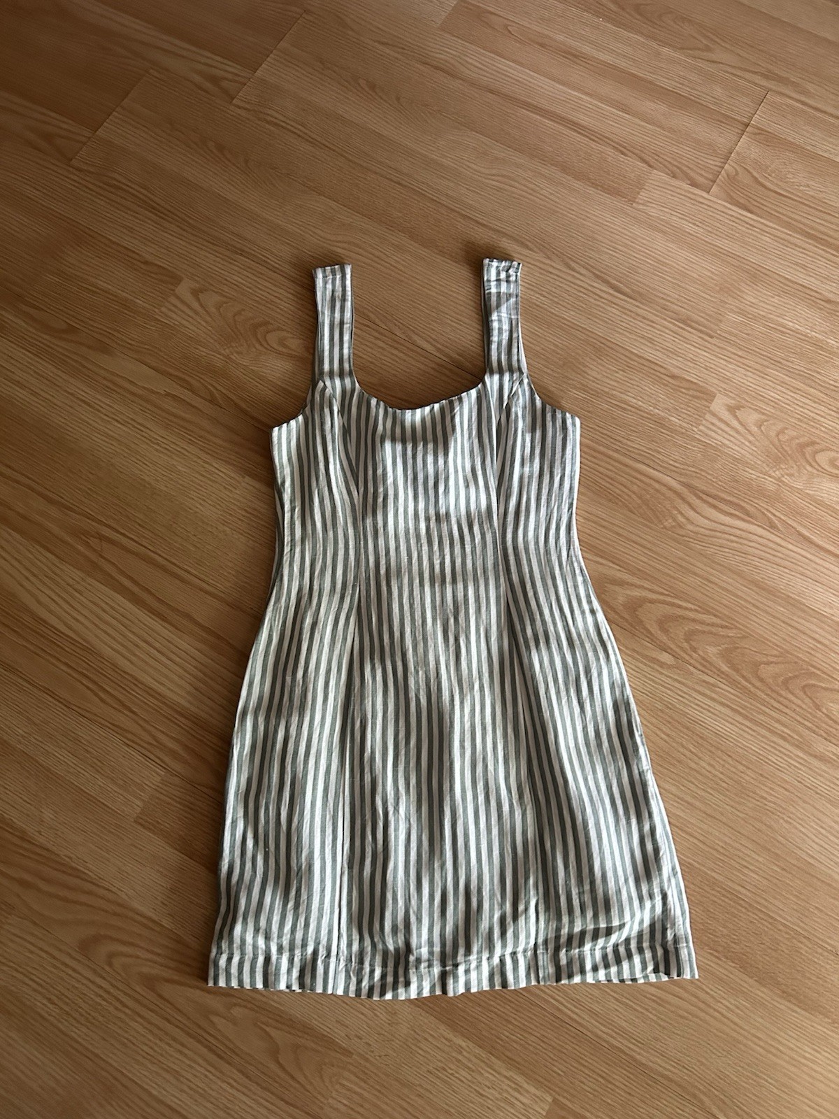 NWT POSSE Diana Seagrass Striped Mini Dress XS