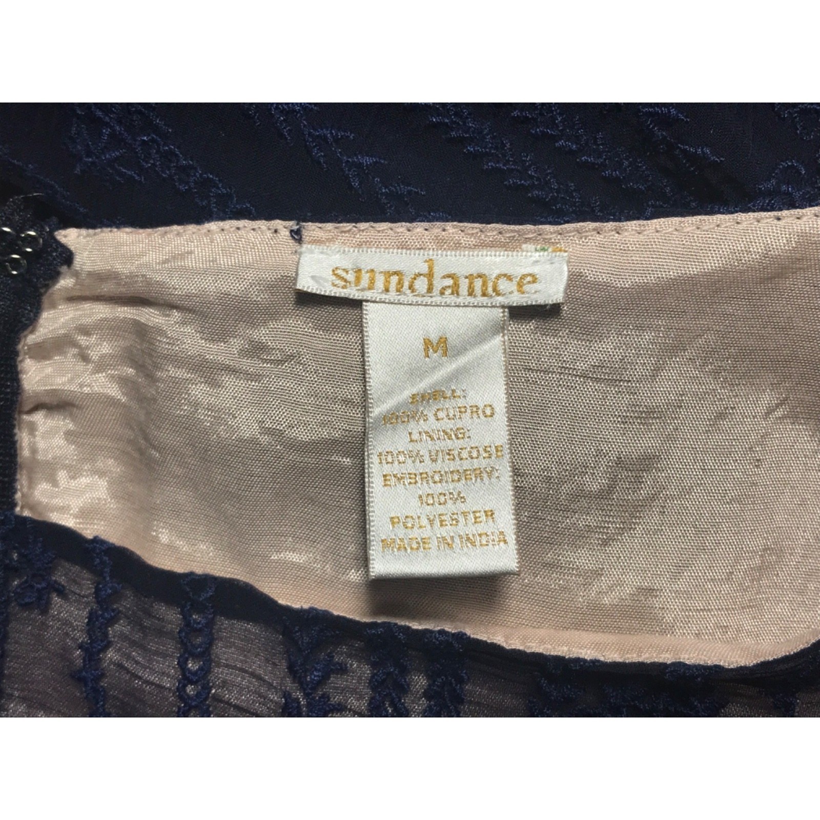 Sundance Catalog Emma Graceful Dress women’s Medium Blue whitchy whimisgoth
