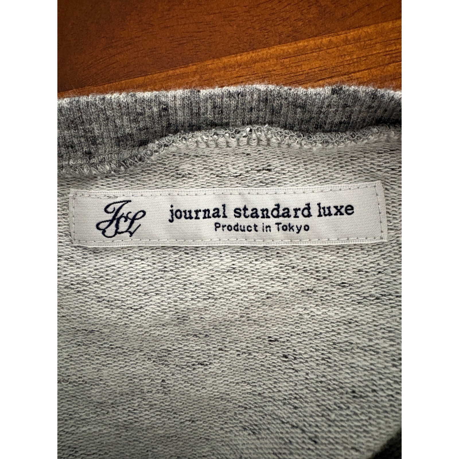 Journal Standard Luxe Grey Oversized Sweatshirt Dress Minimalist Midi Size M