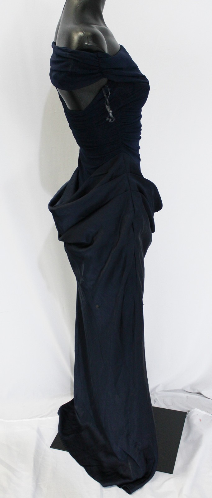 Peppermayo Women’s Off Shoulder Alicent Maxi Dress NC3 Navy Size AU 10 (US 6)