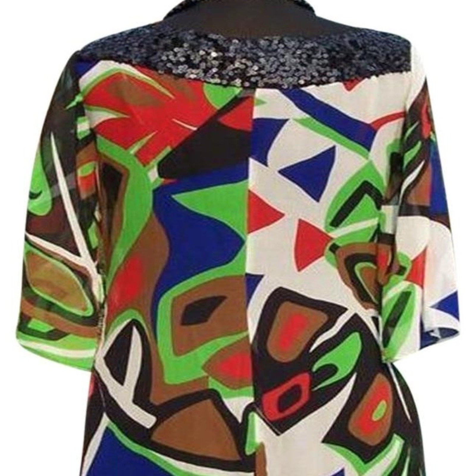 Cache Black Red Green White Lot 2 Pcs Bundle Silk Sequin Dress New $198 NWT Sz S