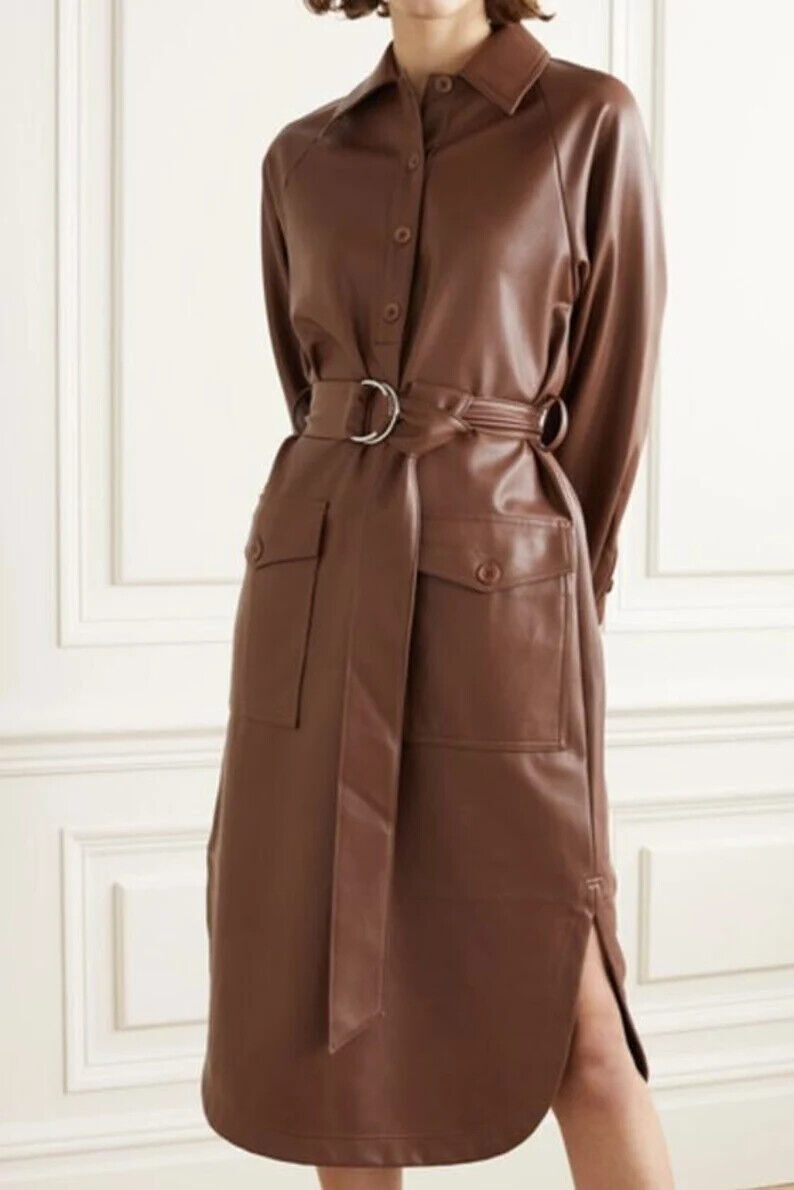 Stylish Women’s Genuine Soft Sheepskin Leather Dress Casual Elegant Formal Wear