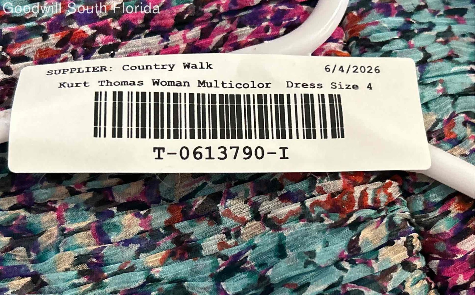 Kurt Thomas Womens Multicolor Printed Strapless Fit & Flare Dress Size 4