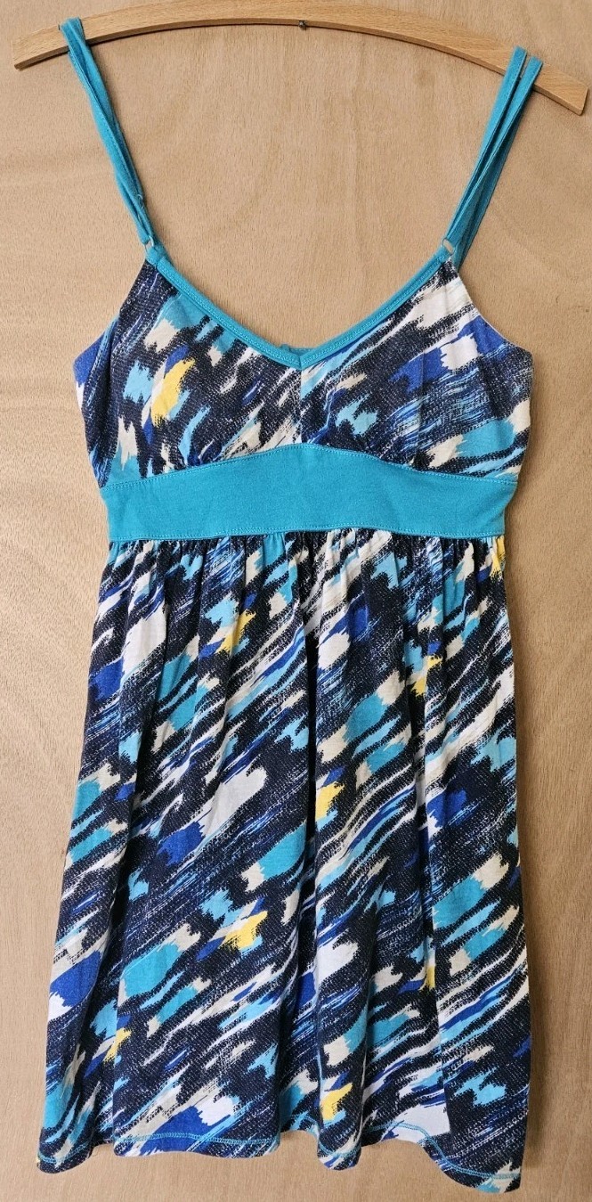Energie Mini-Maxi Dress, Adjustable straps, Size Small