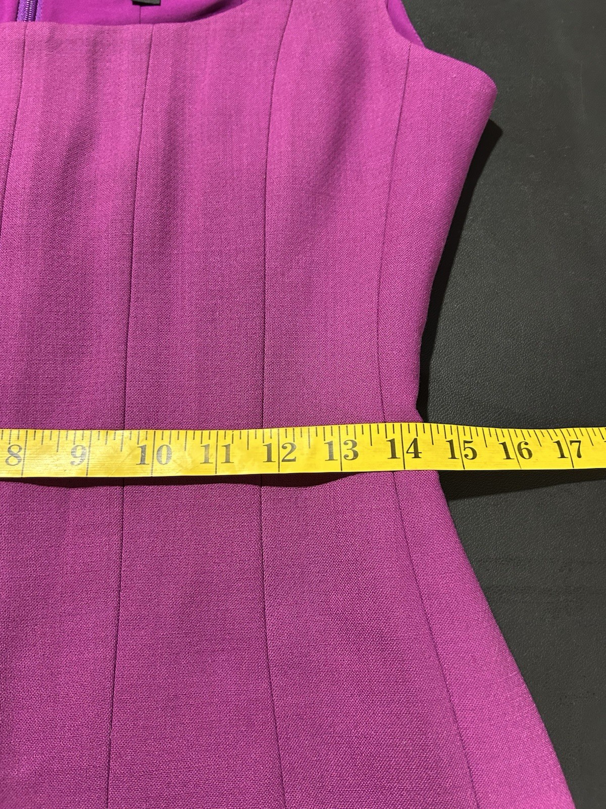 Sergio Hudson Women’s Size 6 Stretch wool Silk Crepe Mini Dress