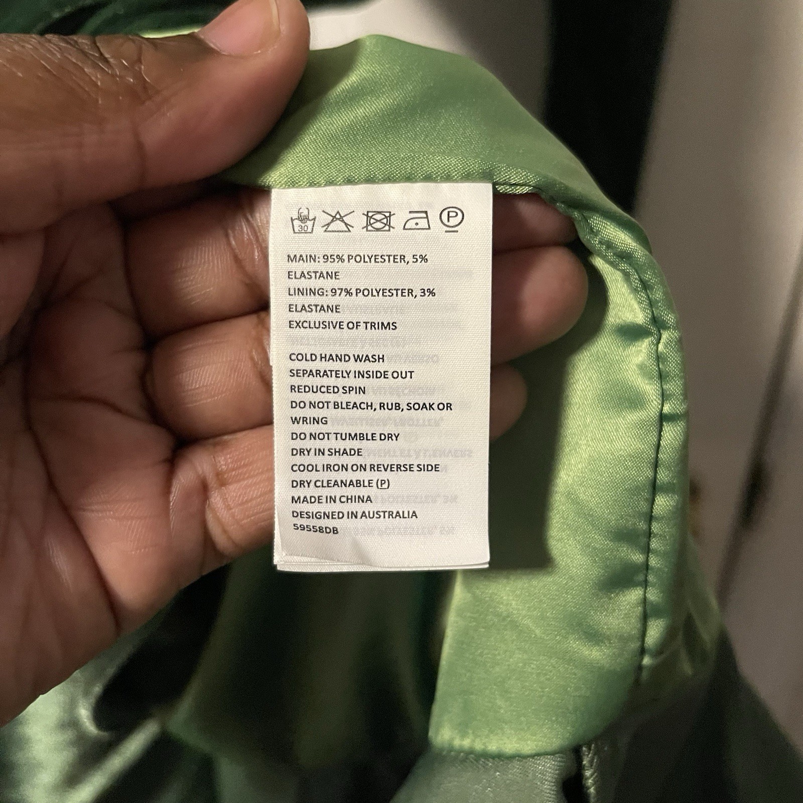 NWT Bardot Keala Velour Wrap Mini Dress Green XS US 2 Long Sleeve Cocktail $139