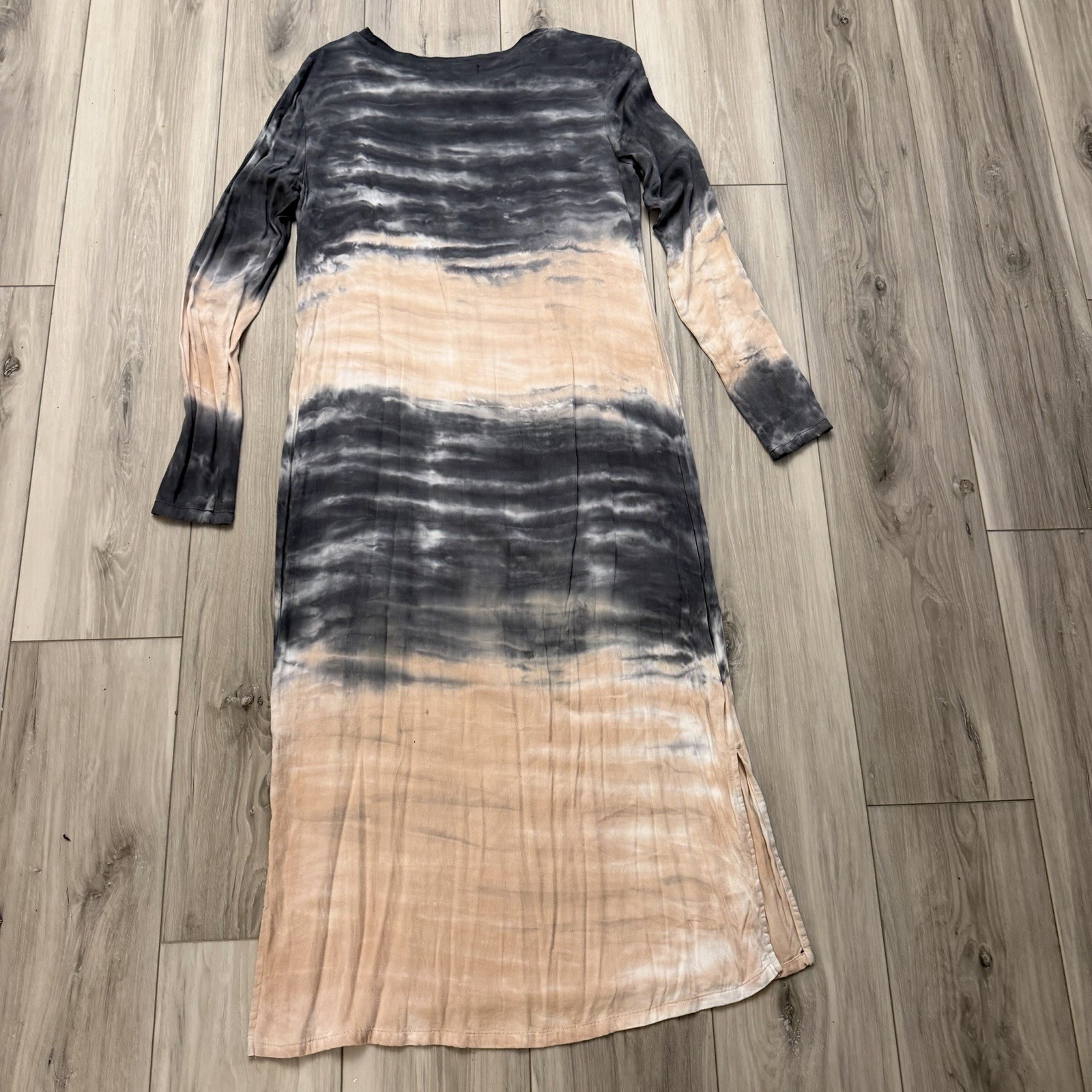 Anthropologie Dolan Left Coast Collection Dress Size S Trina Tie-Dye Midi Knit