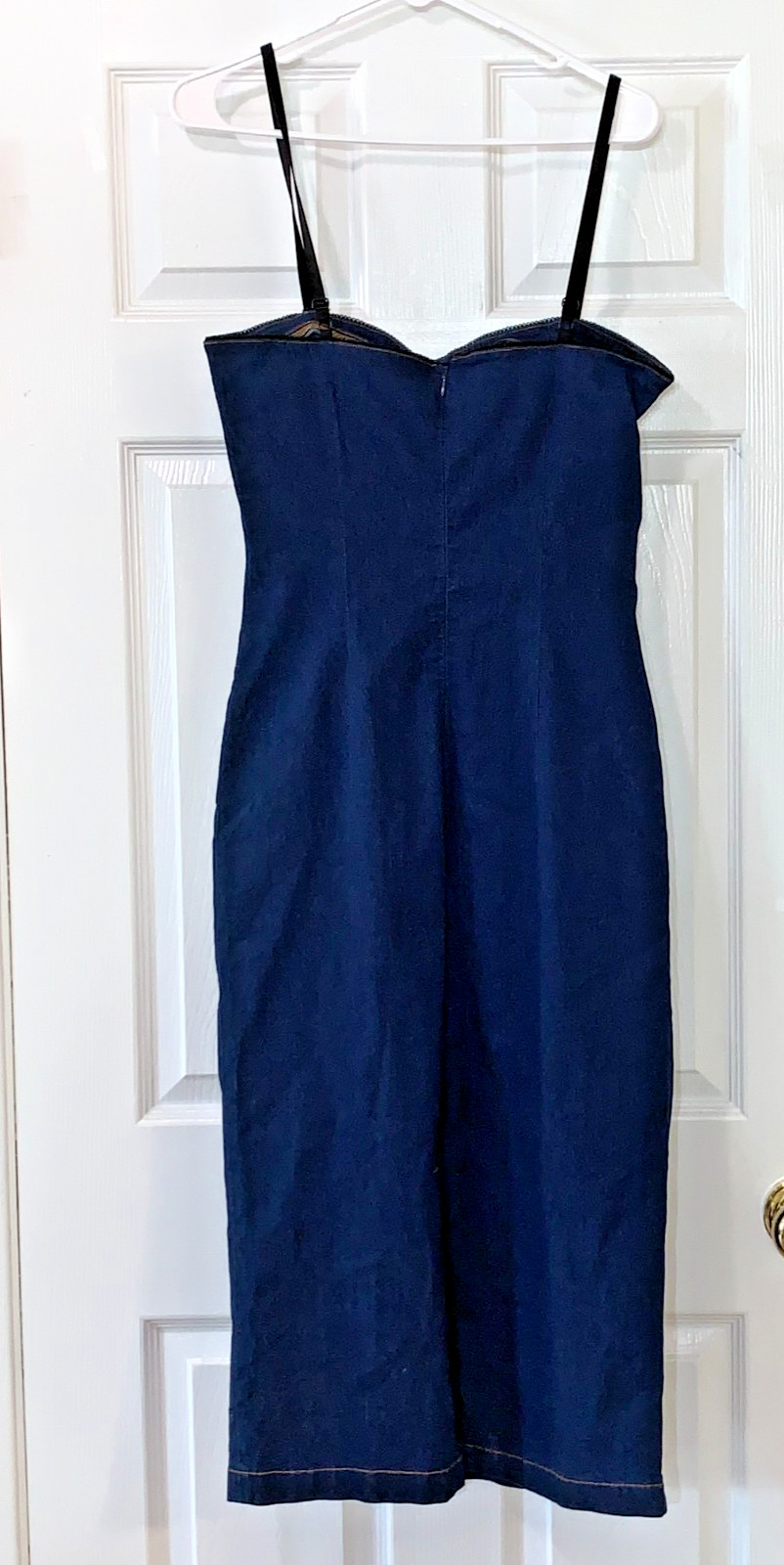 DOLCE & GABANA WOMENS DENIM DRESS SIZE 32/46 NEW WITH TAGS MADE IN ITALY