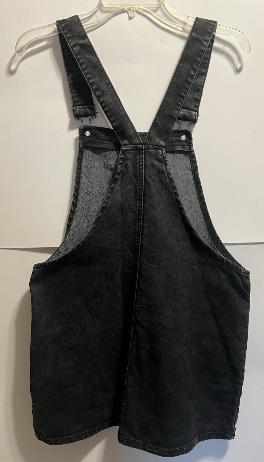 Overall Dress Or Jumper No Bounderies Women’s Black Denim S(3-5) New