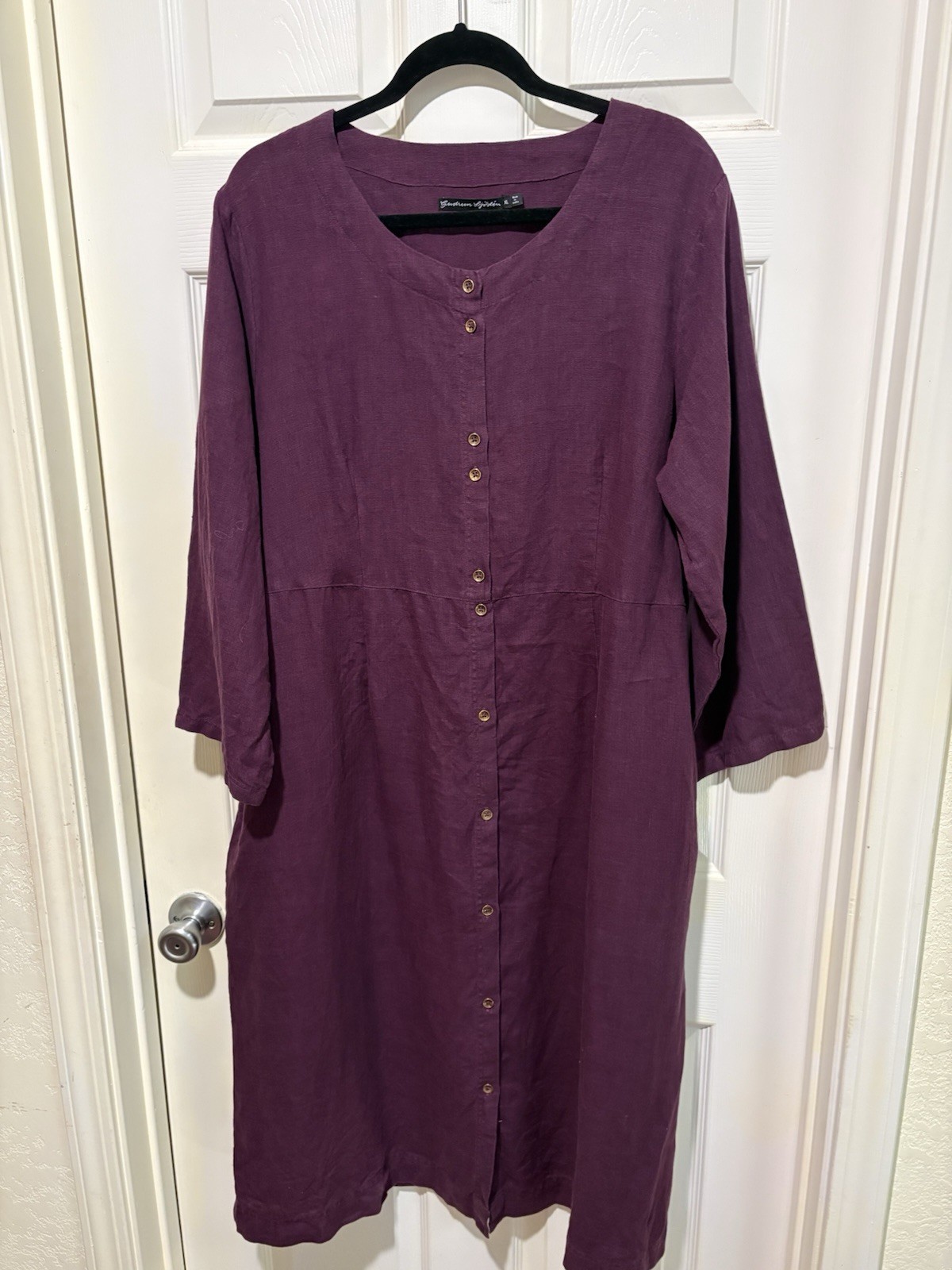 gudrun sjoden xl Dress Purple Lagenlook Artistic