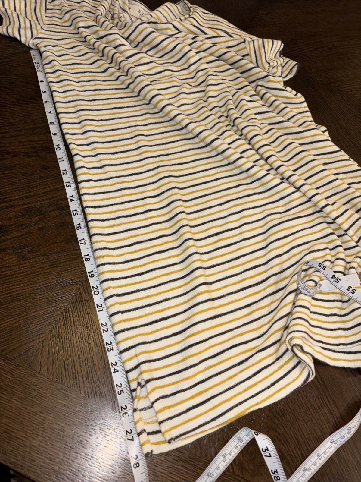 WVN For You Organic Cotton Pullover Dress X-Large Womens Shirt Sleeve Striped