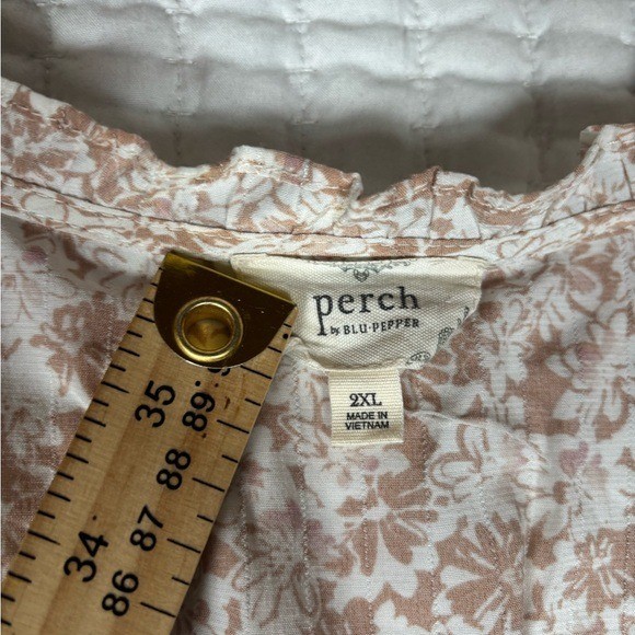 Perch by Blu Pepper Floral Cottagecore Prairie Mini Dress 2XL