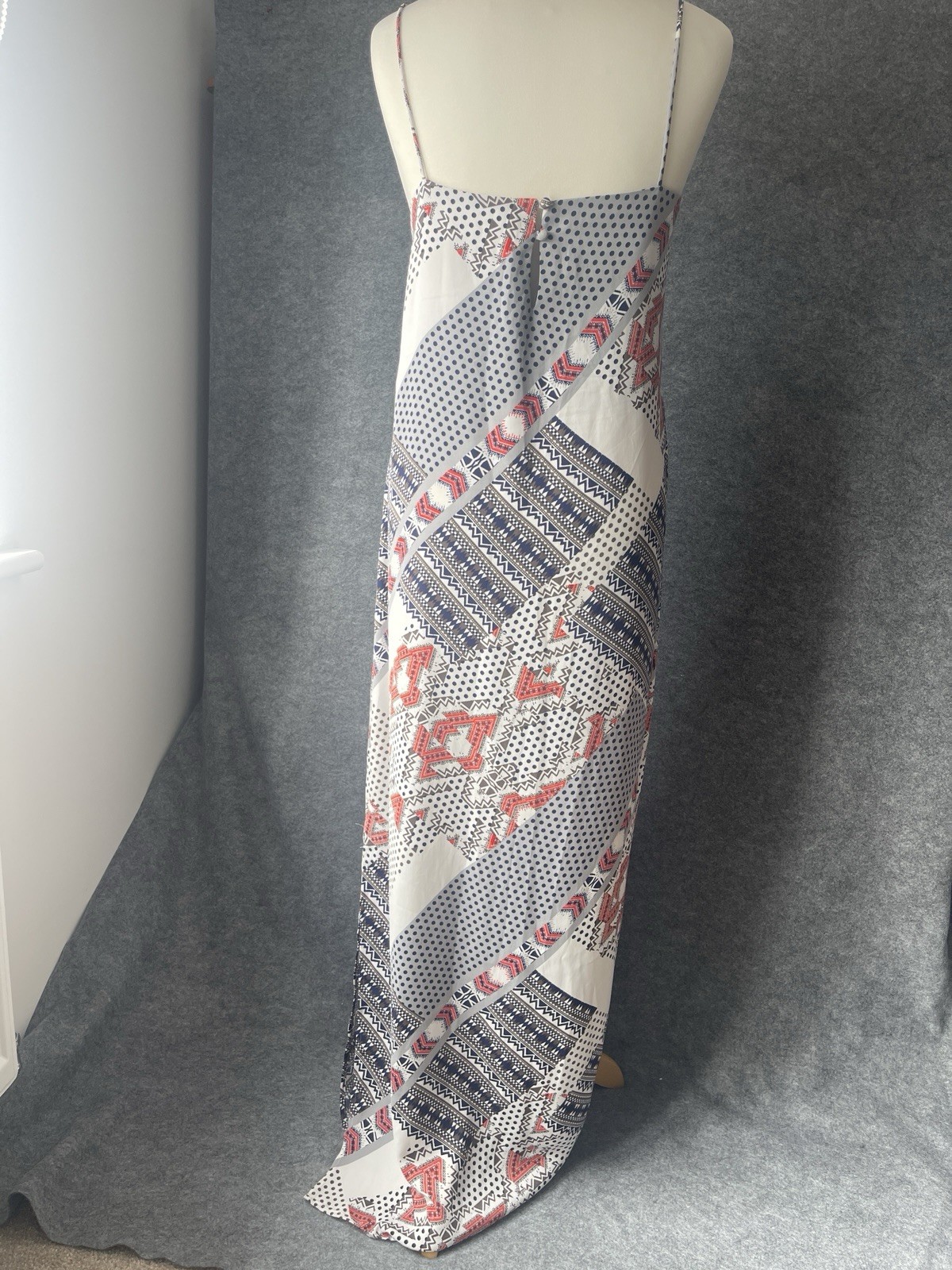 Boho Maxi Summer Long Floaty Aztec print Dress from Next size 16