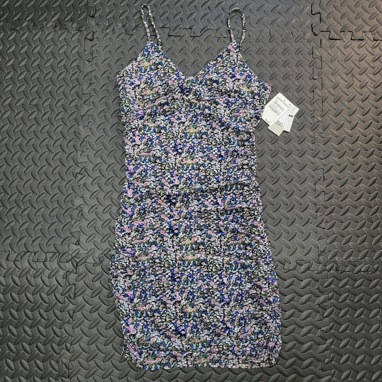 NWT BP Floral Ruched Mini Dress Medium Fairycore Fairy Floral