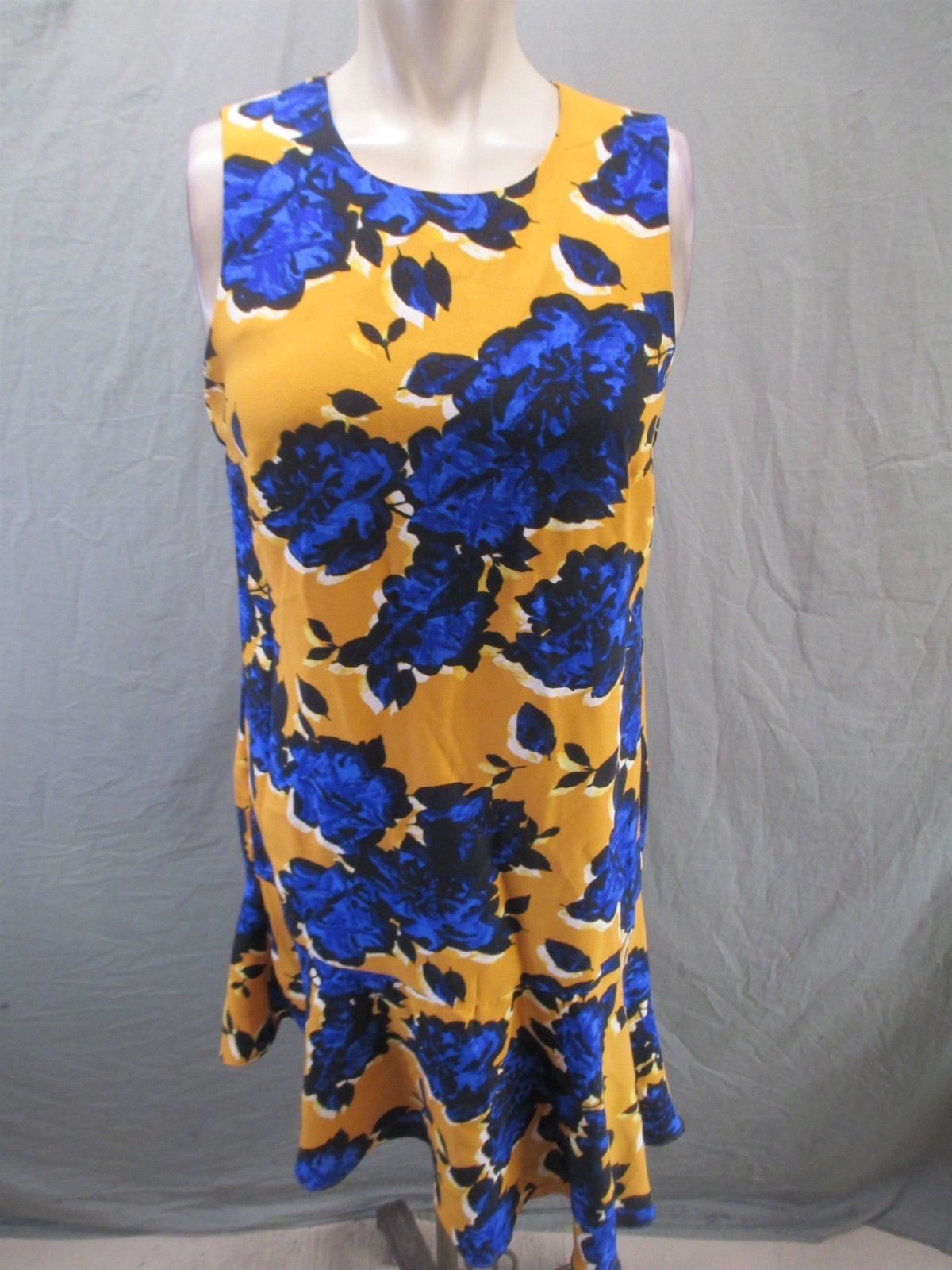 Who What Wear Size S Womens Multicolor Floral Sleeveless Ruffle Beauty Dress 871