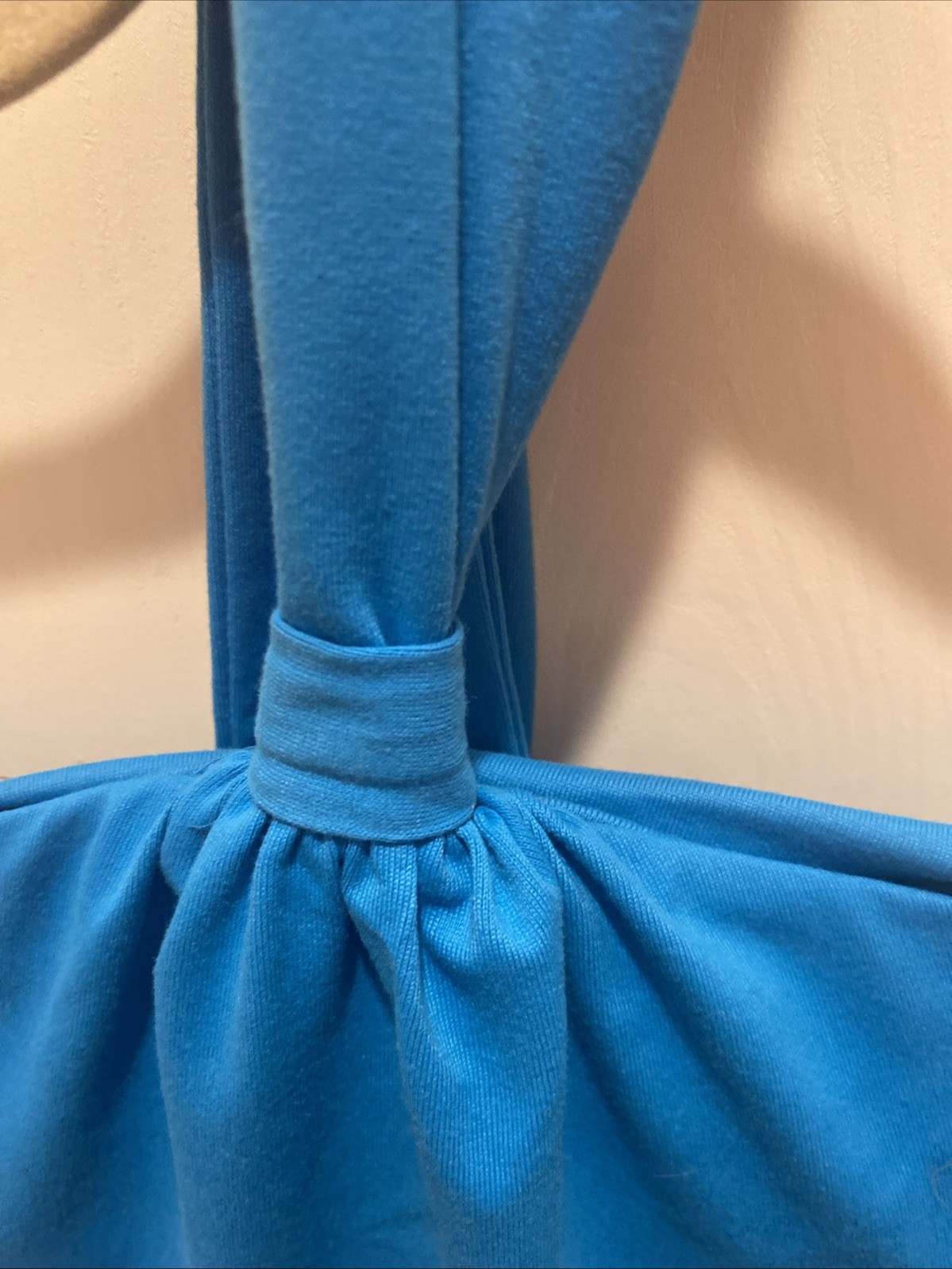 Susana Monaco Size Large Turquoise Halter Dress