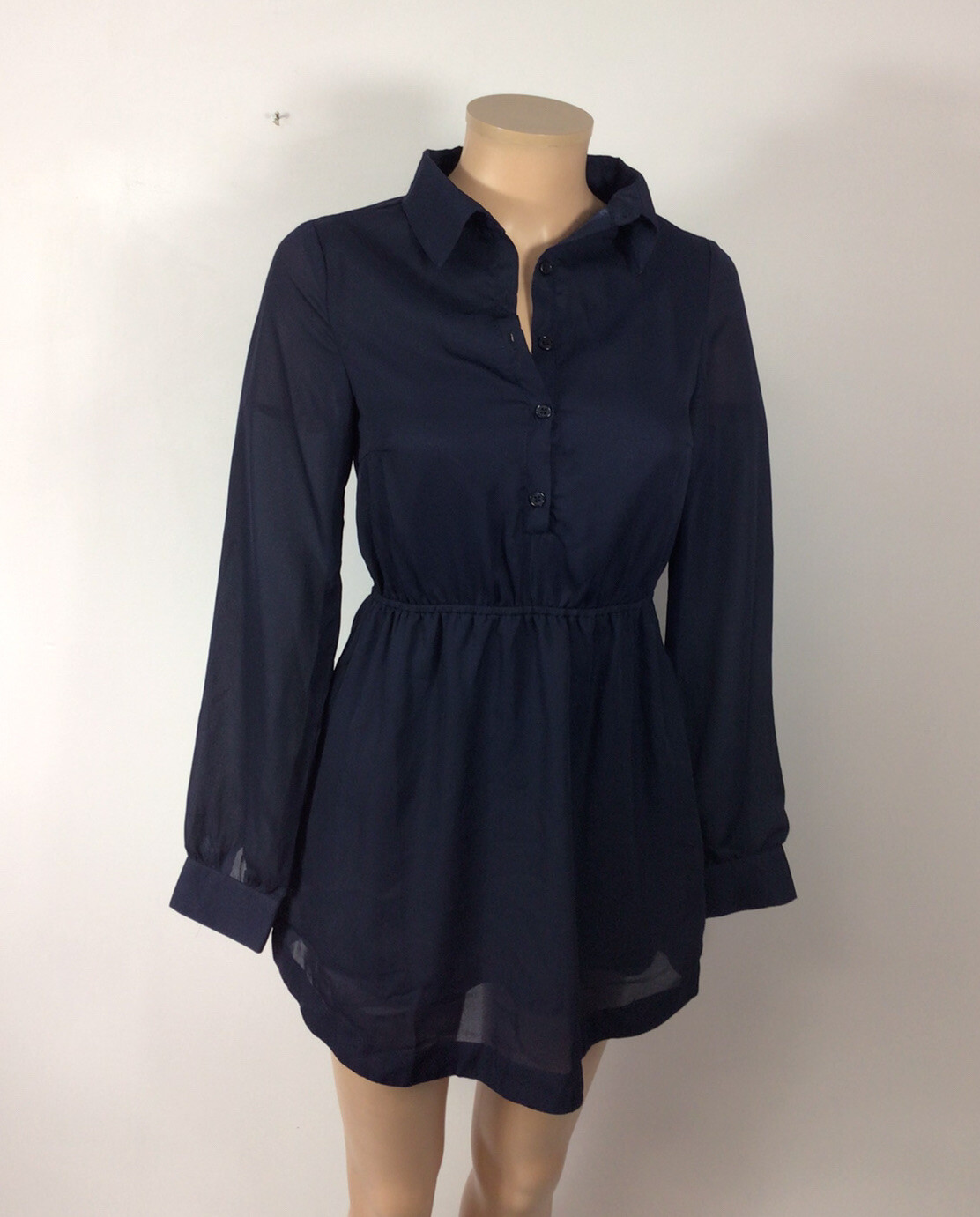 TOBI Navy Dress Tunic Womens Small NEW