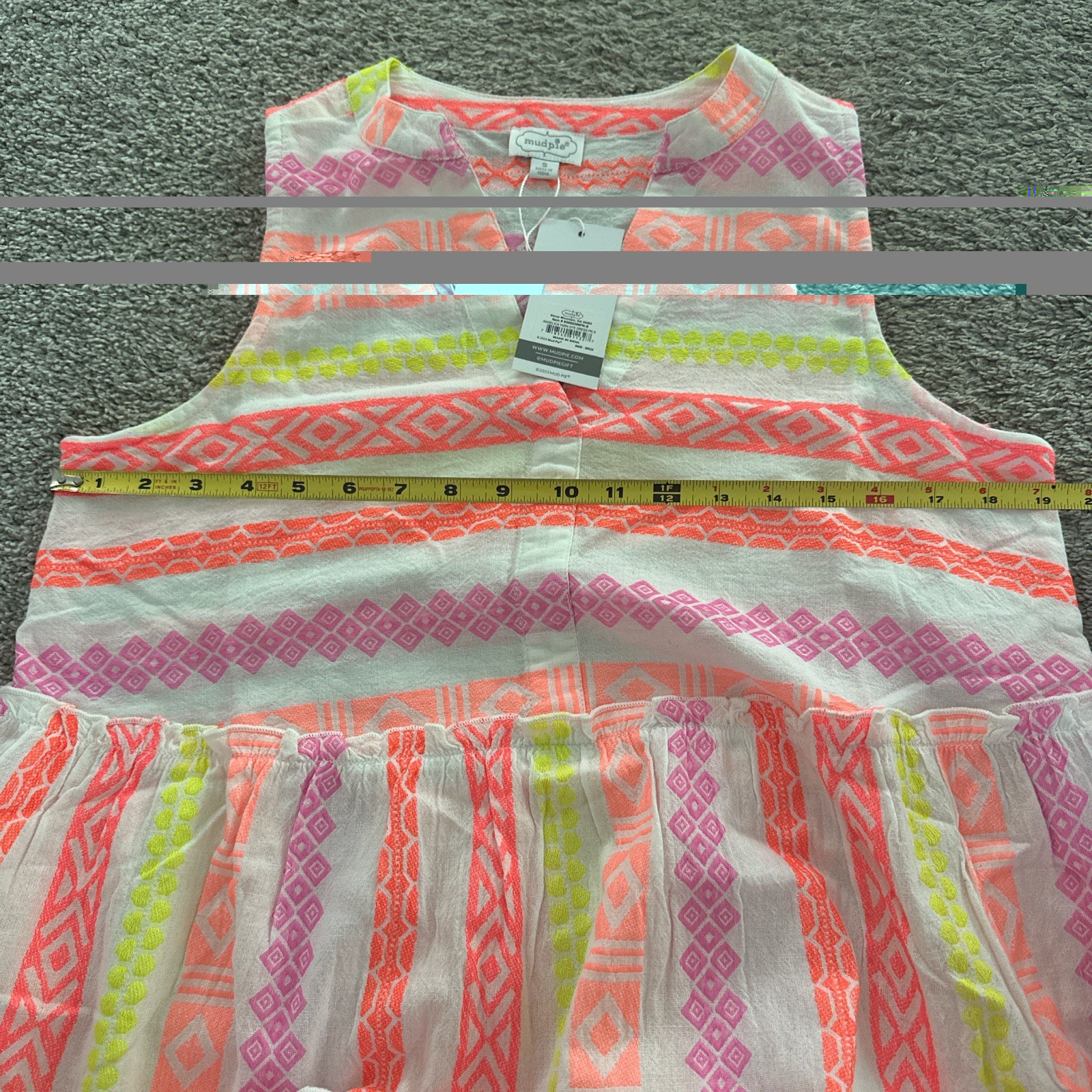 Mud Pie Multicolor Dress Size Small NWT