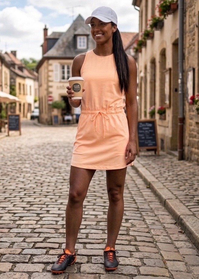 The North Face Never Stop Wearing Adventure Dress Size SP Apricot Ice Shorts