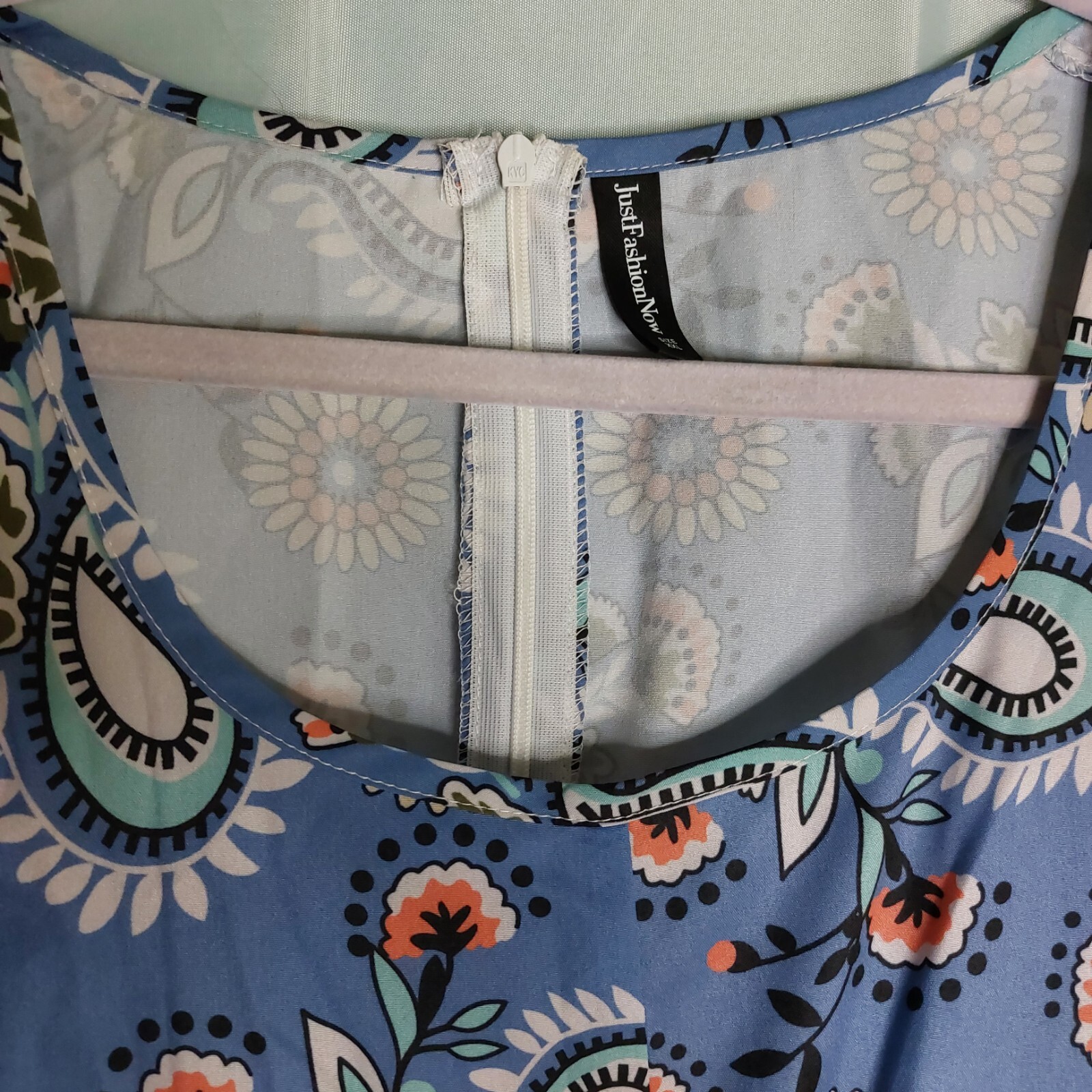 JFN Spring Summer Dress Casual Vacation U-neck Sleeveless mini Light polyester