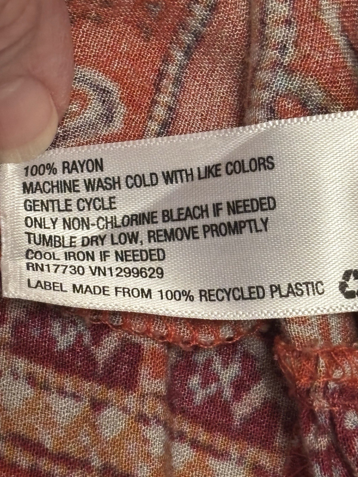 Women’s Xhilaration Rust Colored Paisley Sleeveless Sundress Size L