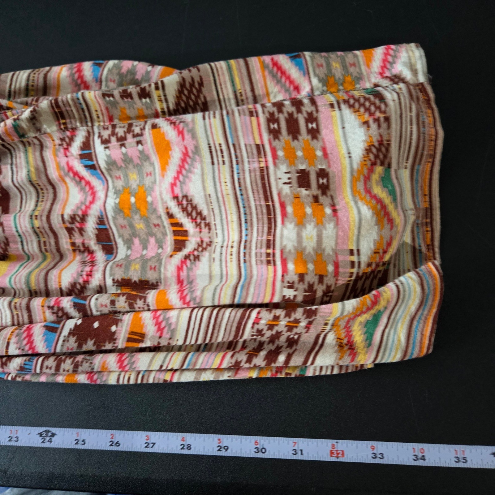 Loop 18 Smocked Waist Mini Dress Plus 21/23 Tribal Boho Festival Beach Summer