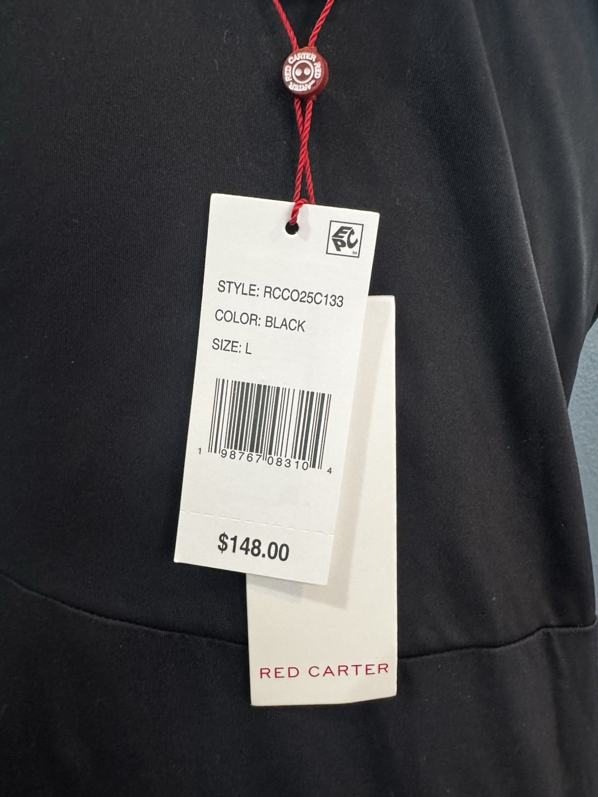 Red Carter Black Solid Halter Cutout Sleeveless Stretch Maxi Dress L