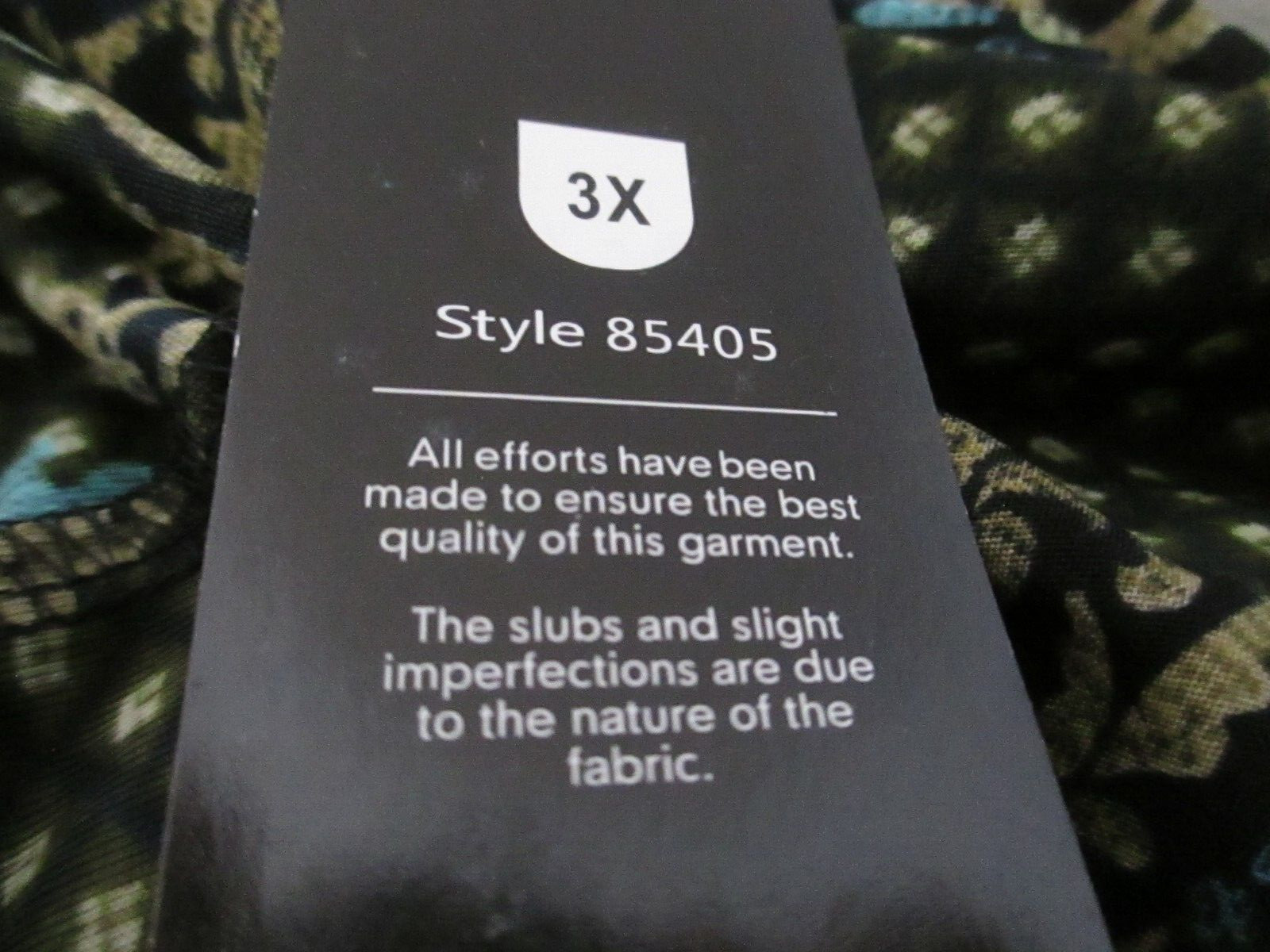 “NEW” MILE GABRIELLE 🌸 SIZE 3X==BLACK, PRINT / STRETCH KNIT SHIFT DRESS