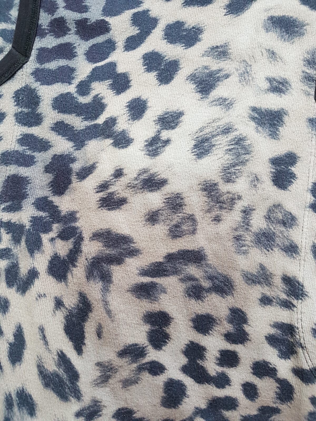 MARC CAIN Sports Leopard Animal Print Elegant Casual Cotton Stretch Dress Sz 6