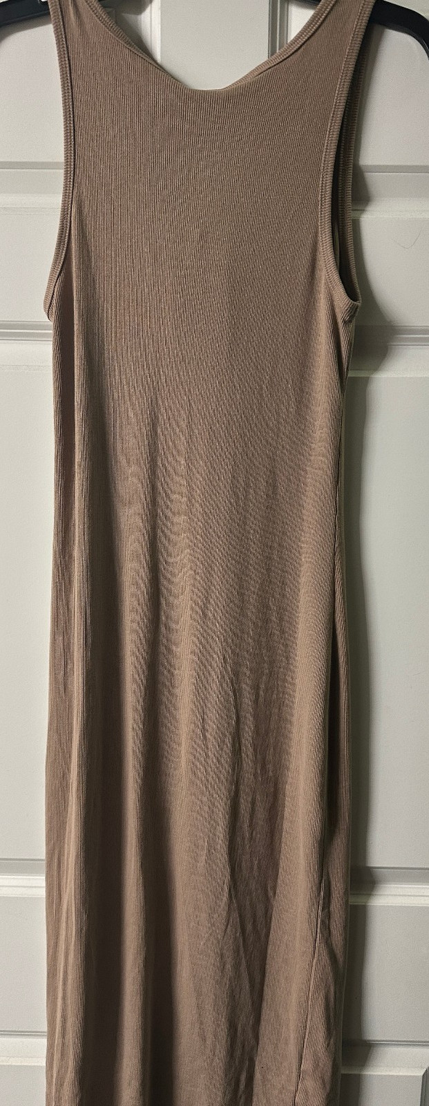 NWT True Religion Brown Logo Lace Up Dress Size Small S