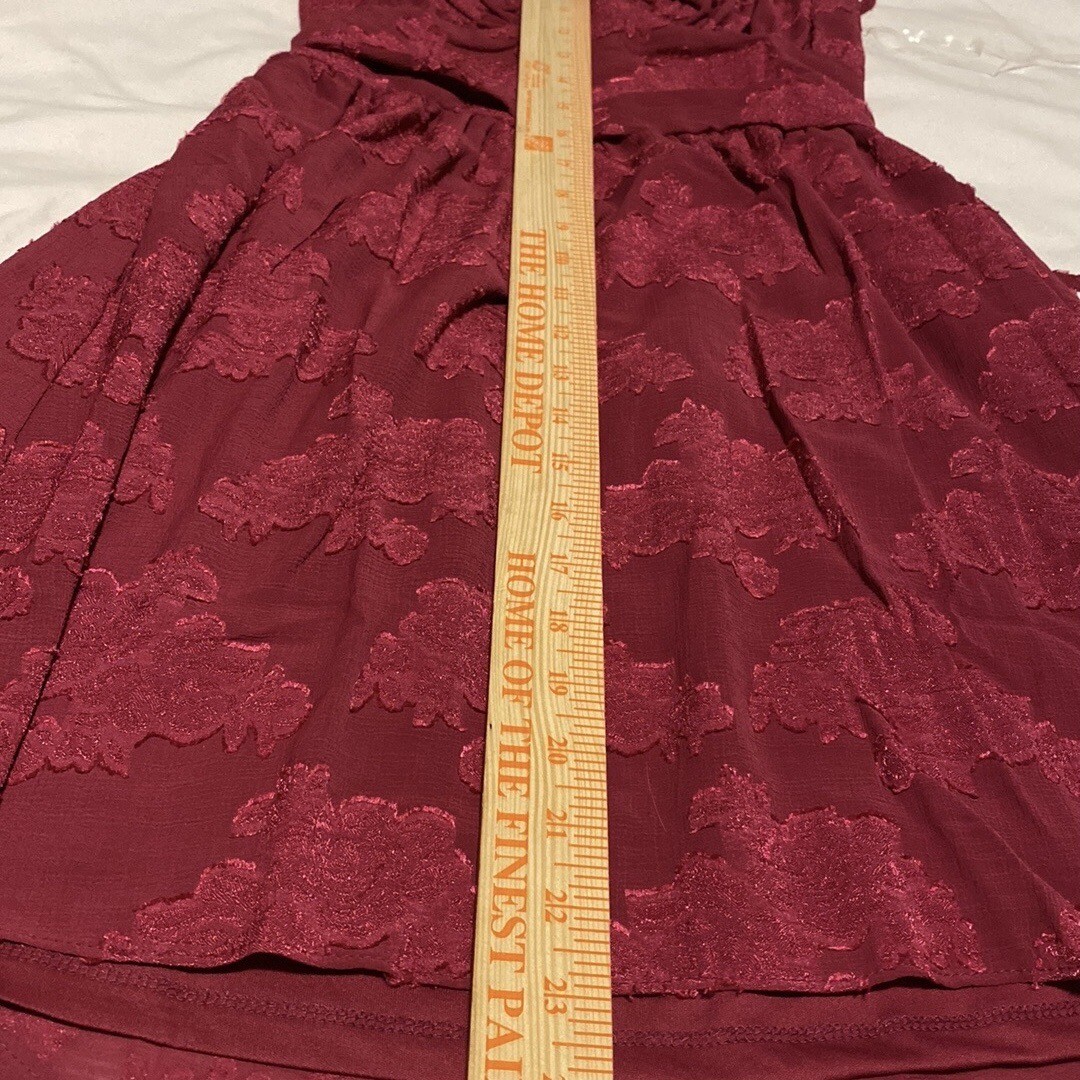 Wild Fable ~ Women’s Small Sleeveless Open Back Ruched TextureDress ~ Rose