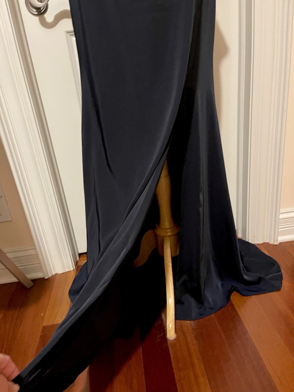 Alyce Paris 27610 Midnight Rhinestone Detail Gown /Dress- Sz 10~Beautiful~ NWT~