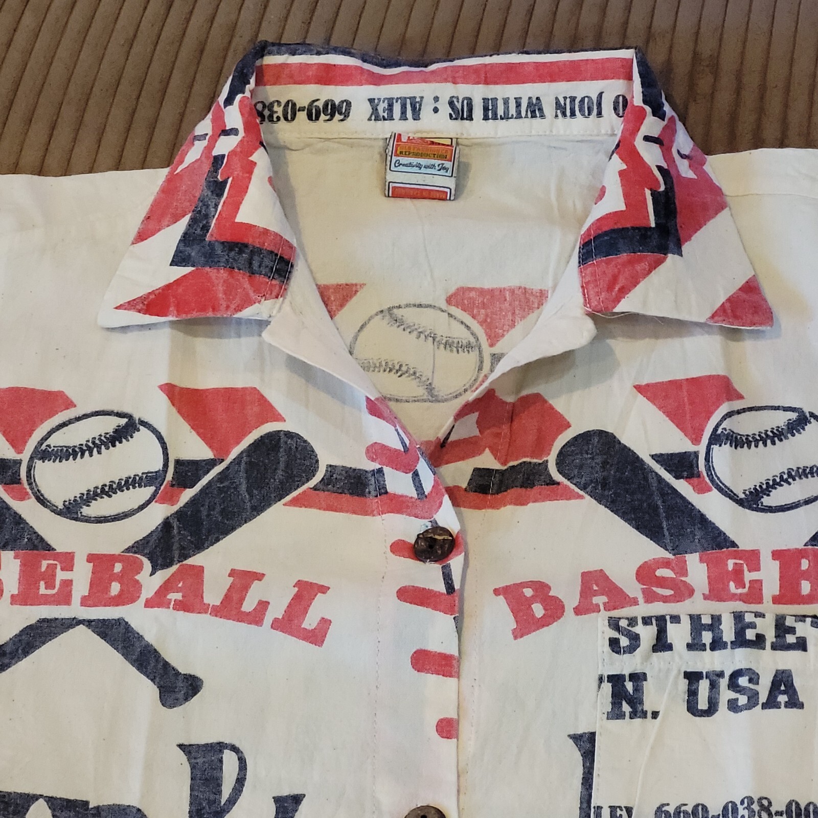 Flour Sack Dress Baseball Junk Vintage Look Feed Sack Garden Hippie Boho 1 Size