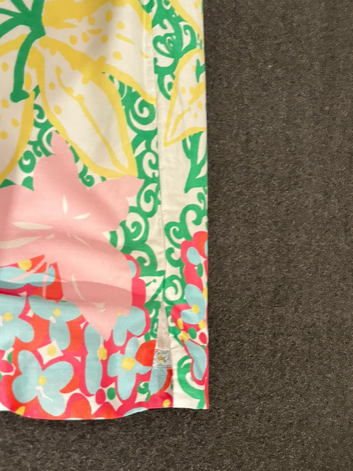 LILLY PULITZER Shift Dress Size 6 Margot Mariposa White Floral Print 100% cotton