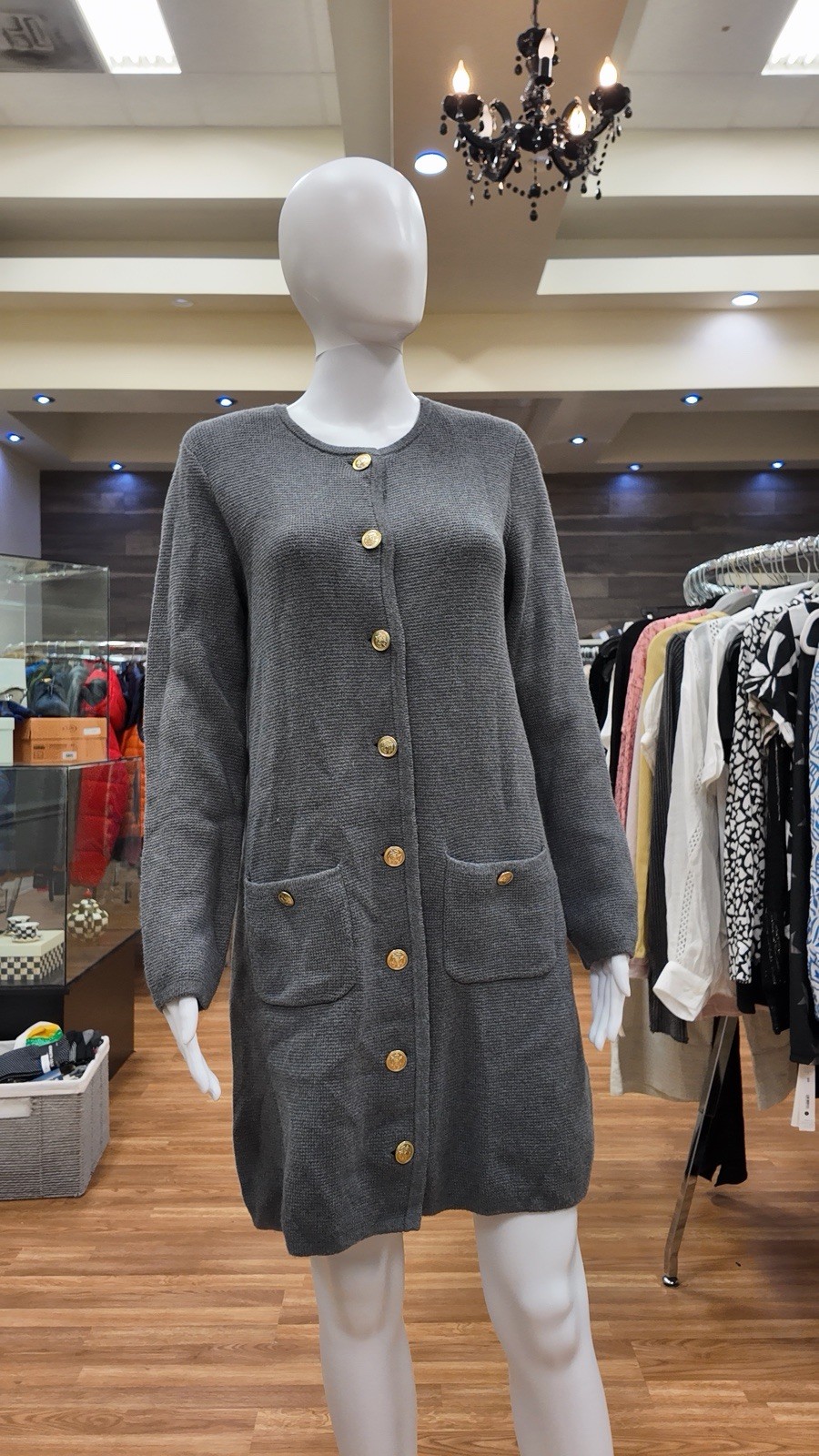 Alex Mill Paris Sweater Dress Heather Grey Women’s Size S NWT MSRP $275