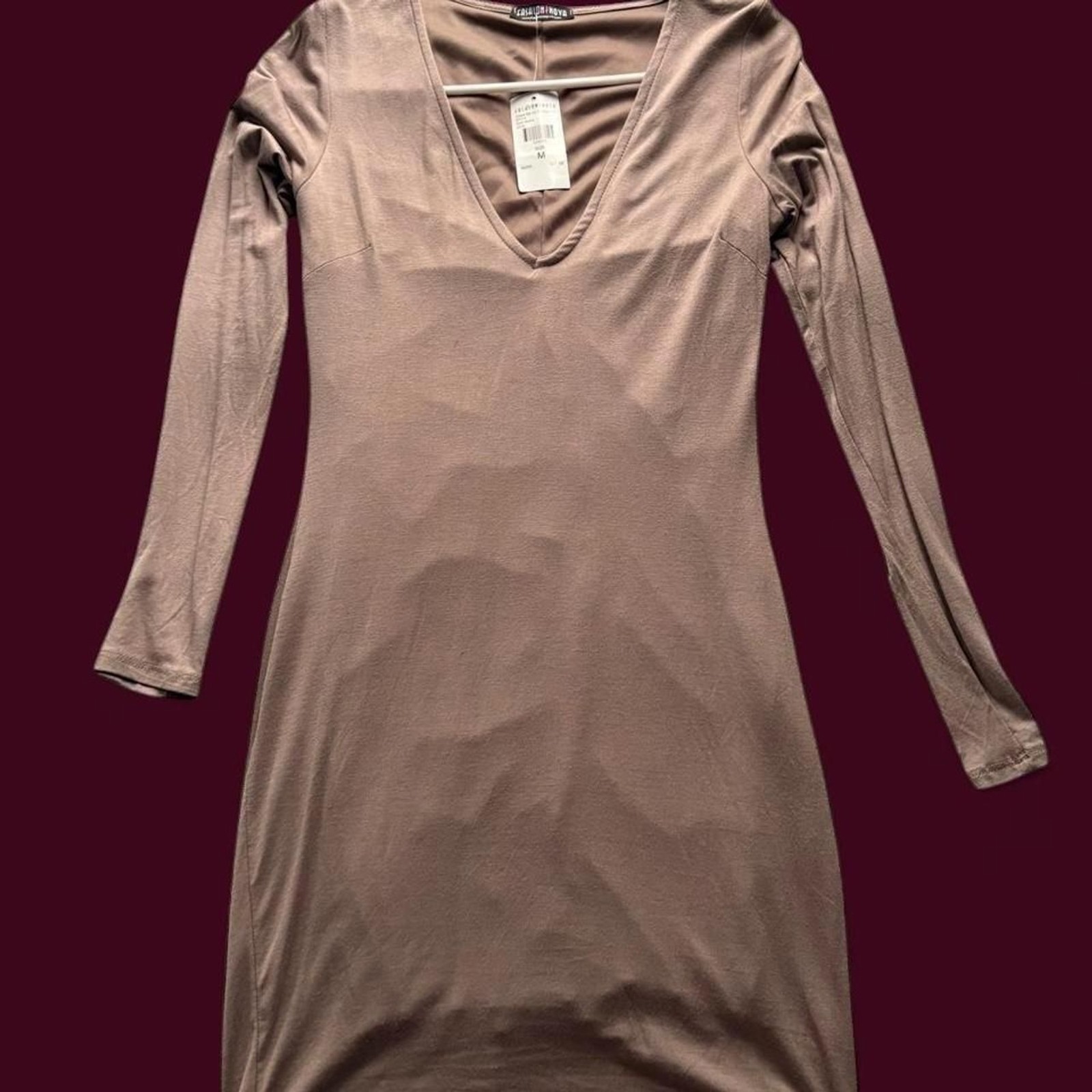 Fashion-nova Women’s Brown and Tan Dress