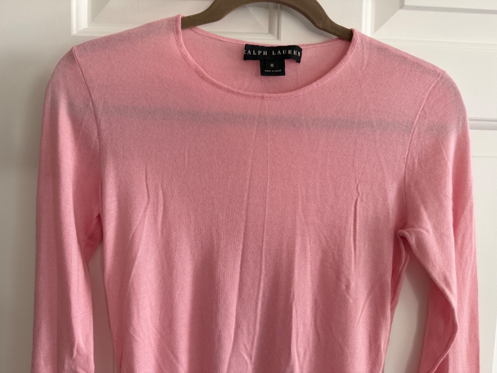Ralph Lauren Black Label Pink Cashmere-Silk Blend Sweater Dress – Size M – NWOT