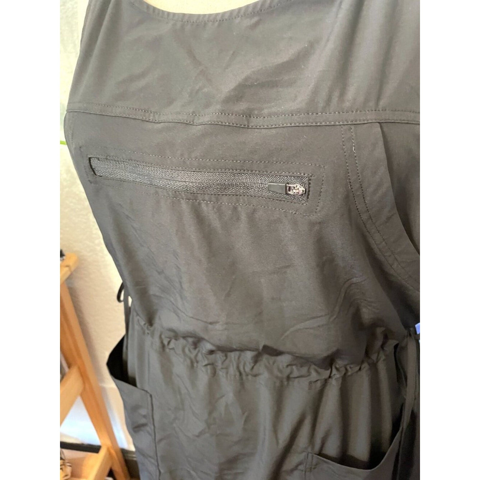 Halara Breezeful™ Utility Dress, Large, Pockets Cinch Waist Minimal Open Back