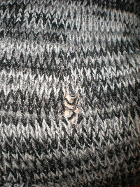 DOLLHOUSE Knit Dress Gray Black L