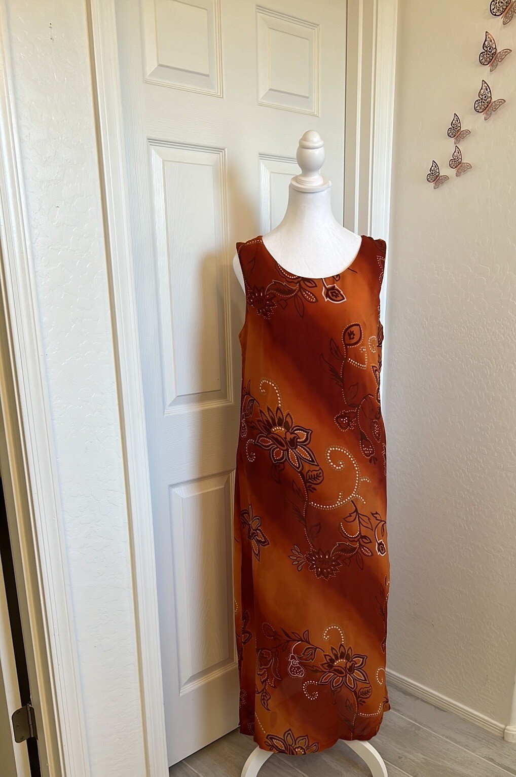 Wild Thyme Long Sleeveless Dress Size 12