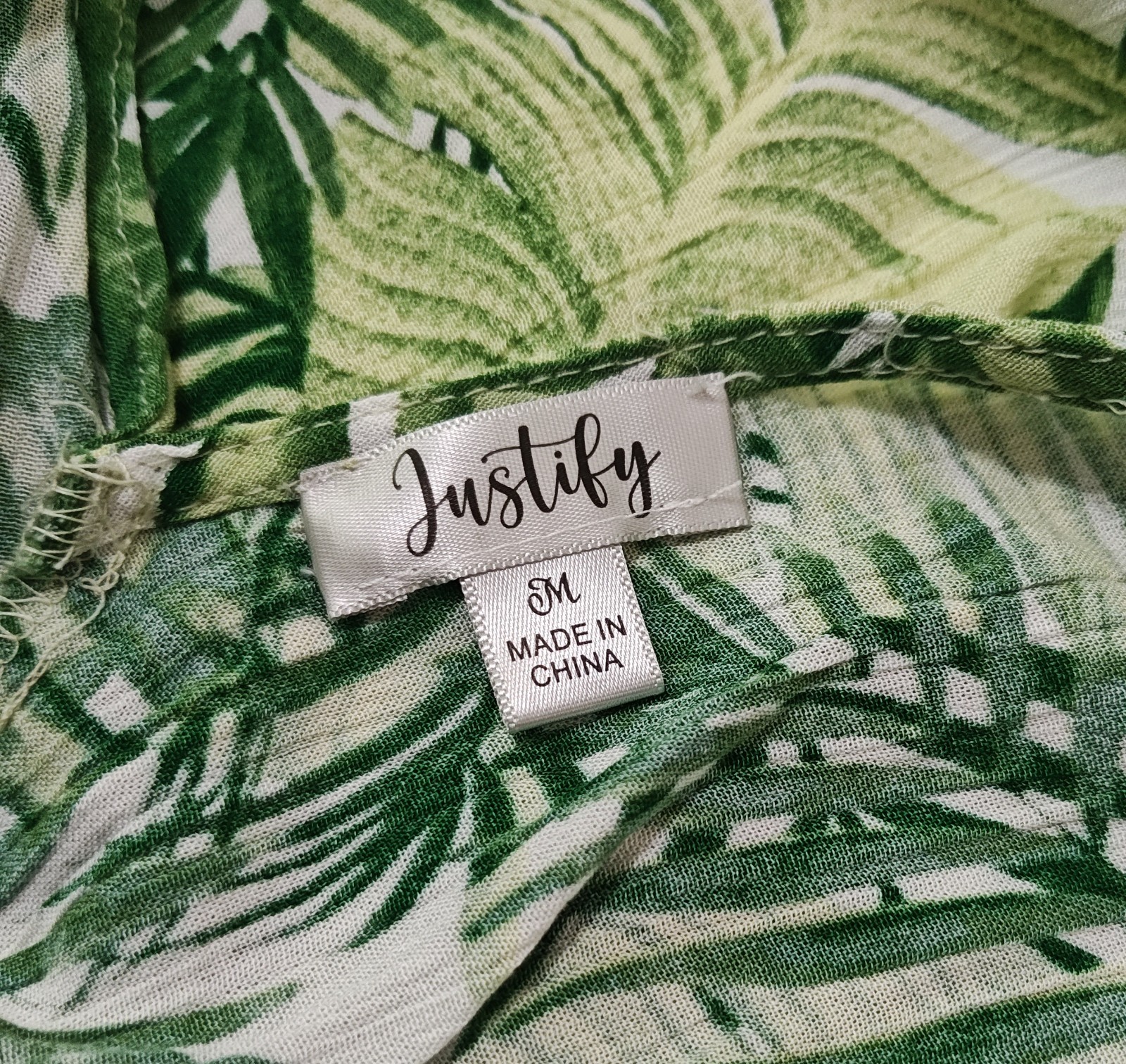 Justify Fit & Flare Mini dress Cut Out Waisted Women’s Size Medium Green Stretch
