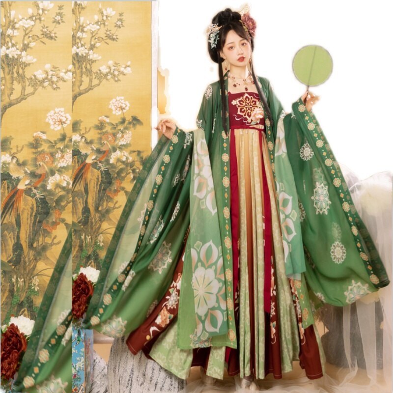 Dress Ancient Chinese Costumes6M Queen Hanfu Embroidery Traditional Women Hanfu