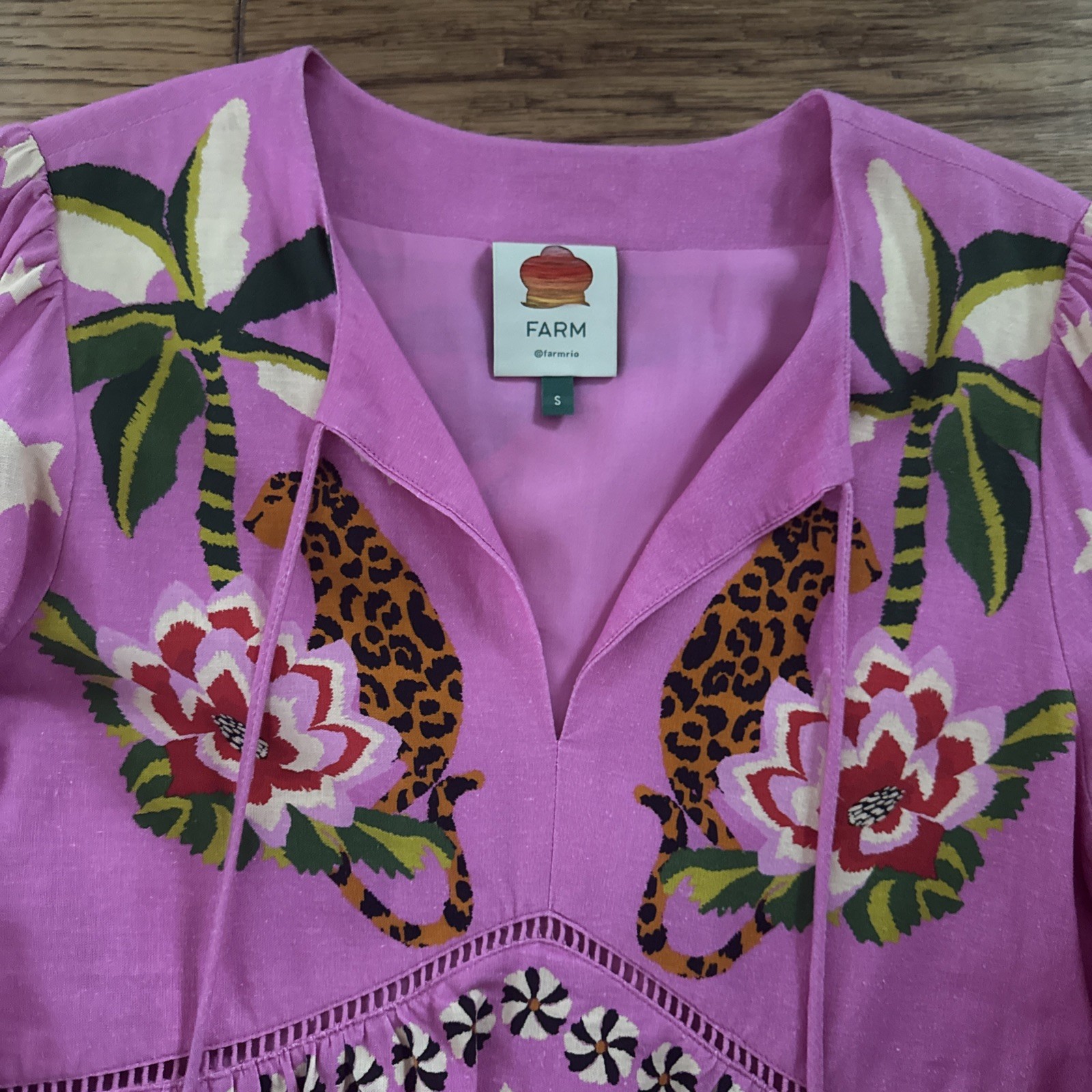 Small Farm Rio Leopard Forest Minidress