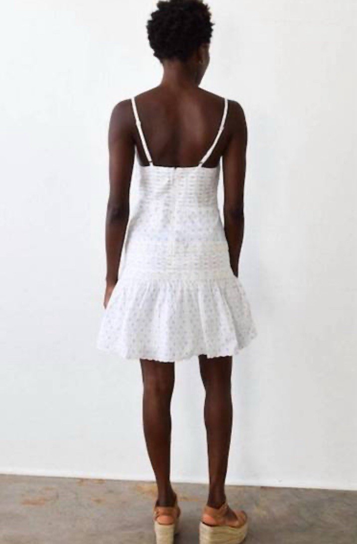 Never A Wallflower Elle Short Dress White Multi SZ XS