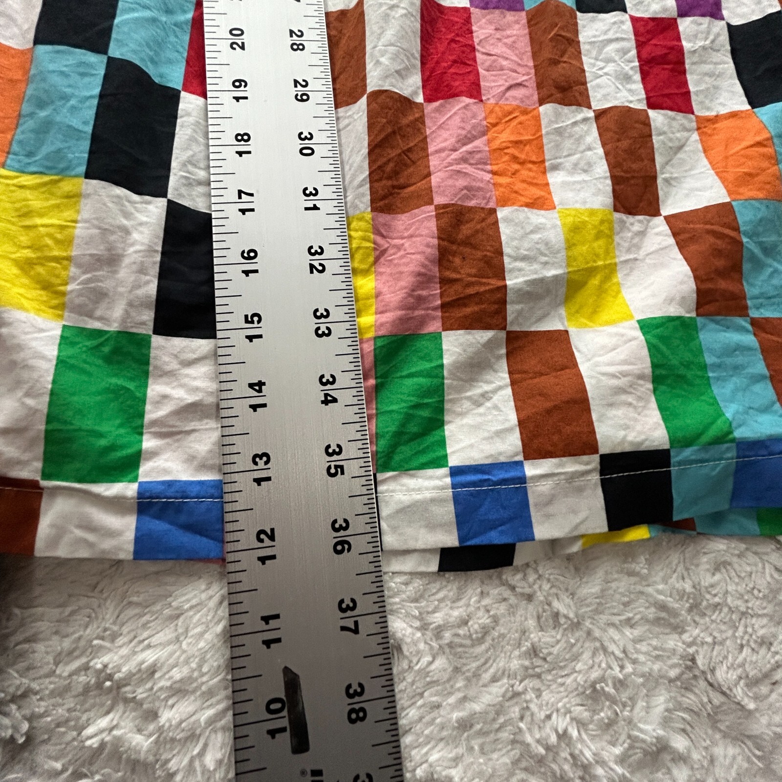 Pride Target Multicolor Checkered Skater Dress Size Small Short Sleeve Casual