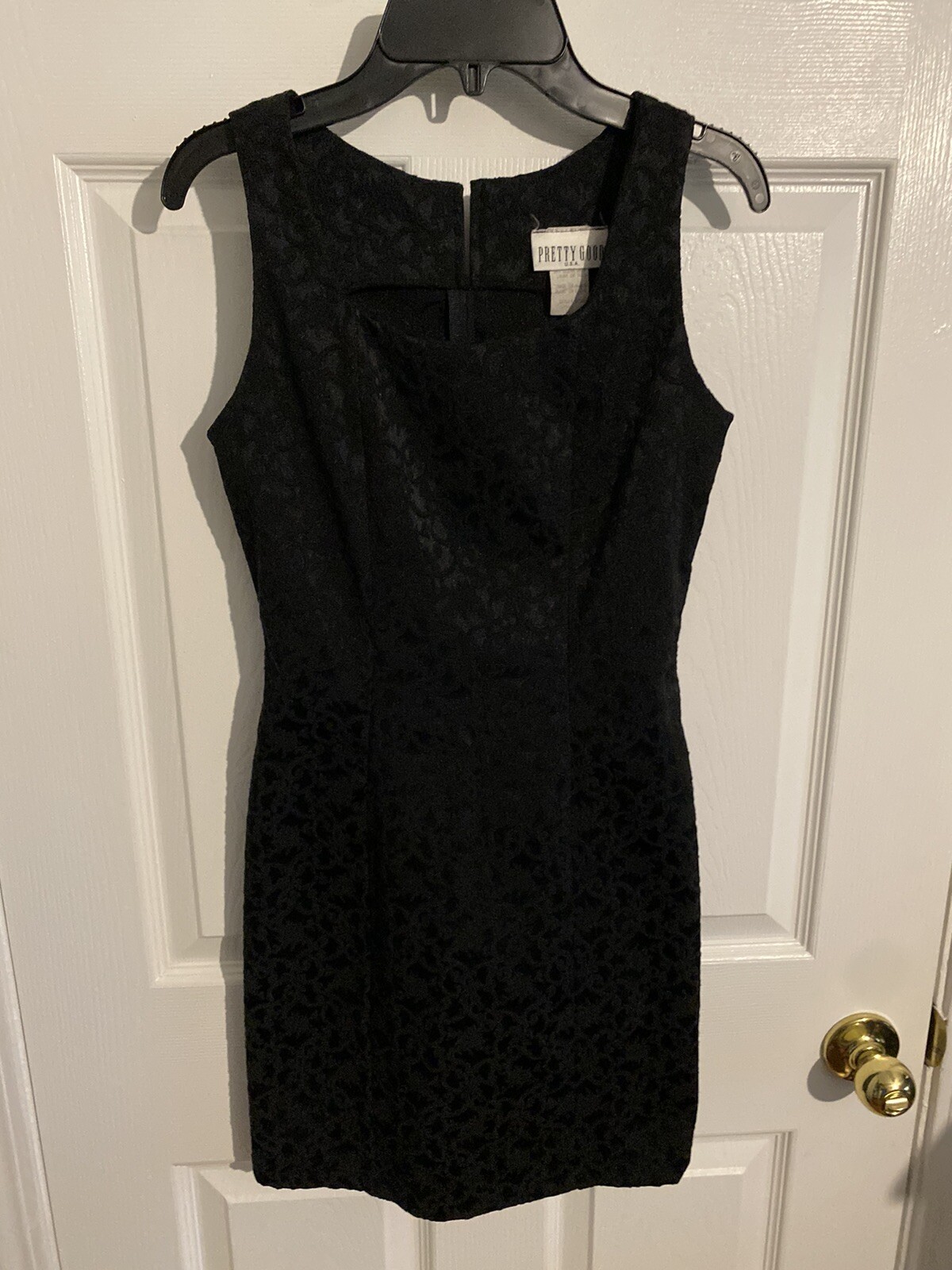 Pretty Good U.S.A Women’s Vintage Small Size Chico Black Dress Polyester/Lycra